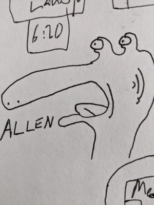 He is not alien, he is ALLEN