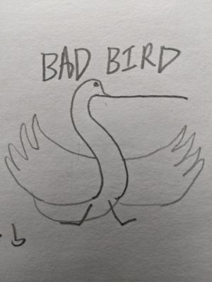 The poorly drawn cousin of Big Bird